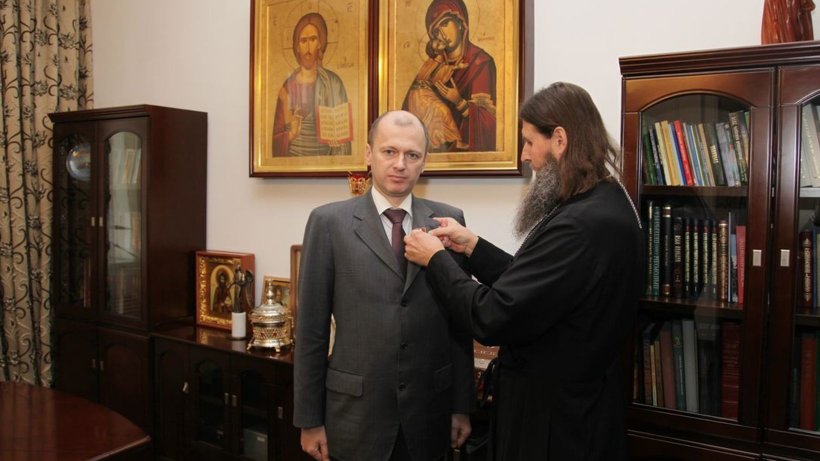 Роман Балашов и владыка Даниил