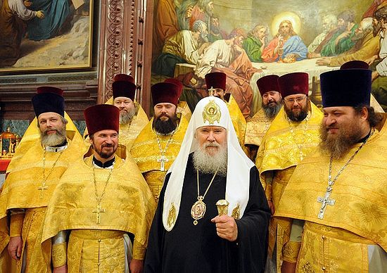 Святейший Патриарх Московский и всея Руси Алексий II. 2 декабря 2008 г., Храм Христа Спасителя. Фото: Патриархия.Ru
