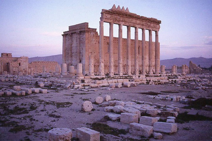 Храм Бэла в центре античной Пальмиры.  Фотография: wikipedia.org