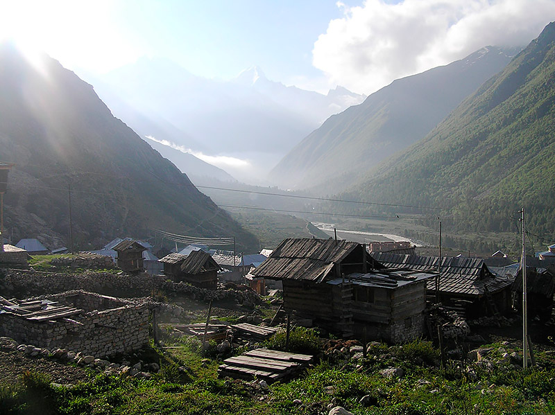 В горах Индии. Фото, сделанное Андреем