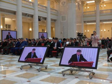 Митрополит Константин выступил с докладом в Санкт-Петербурге на Всероссийской конференции «Традиционные религии – за сильную Россию»