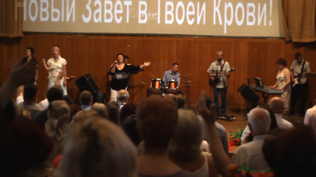 Скриншот видео с сайта: Церковь Христиан Веры Евангельской в г. Севастополе https://www.youtube.com/watch?v=VdvYXcnVW_k