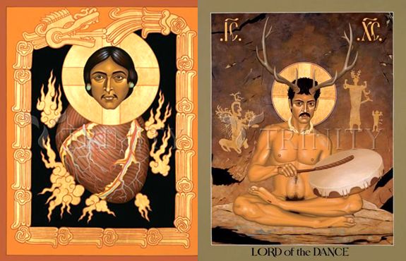 «Христос-Кетцалькоатль» и «Бог танца»