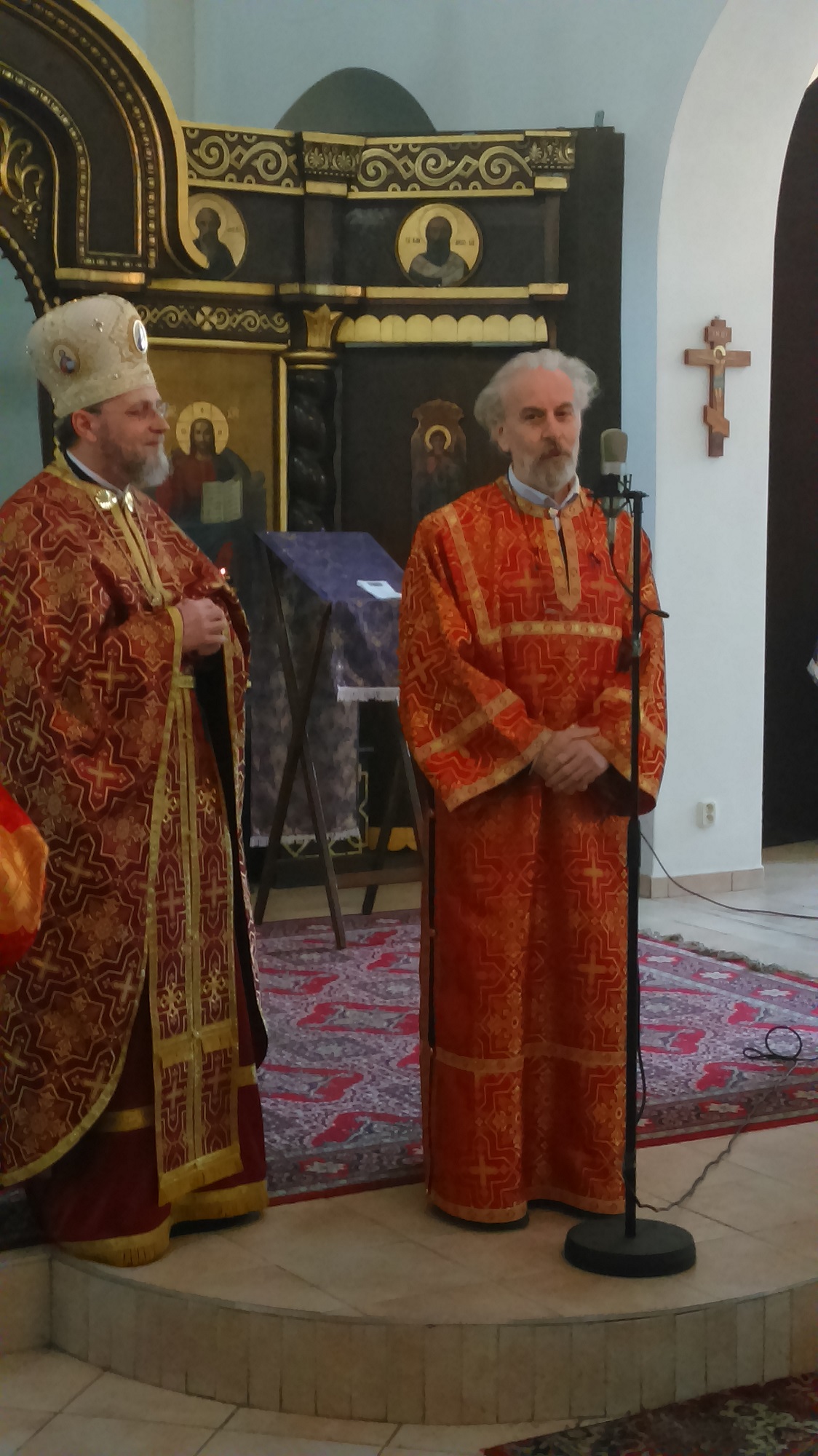 Проф. А. Л. Дворкин в Александро-Невском кафедральном соборе