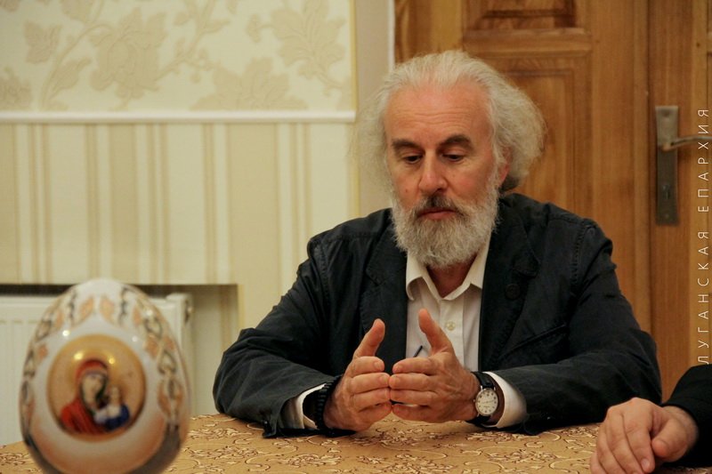 Перед выступлением, в епархиальном управлении прошла пресс-конференция