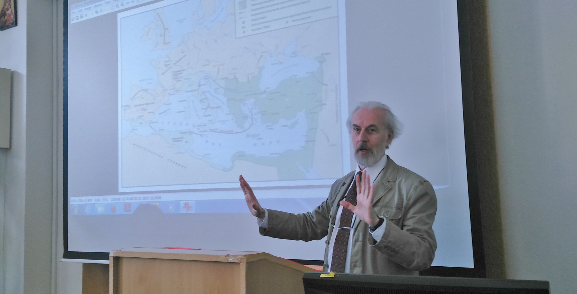 Профессор А. Л. Дворкин прочитал лекцию для студентов Прешовского университета