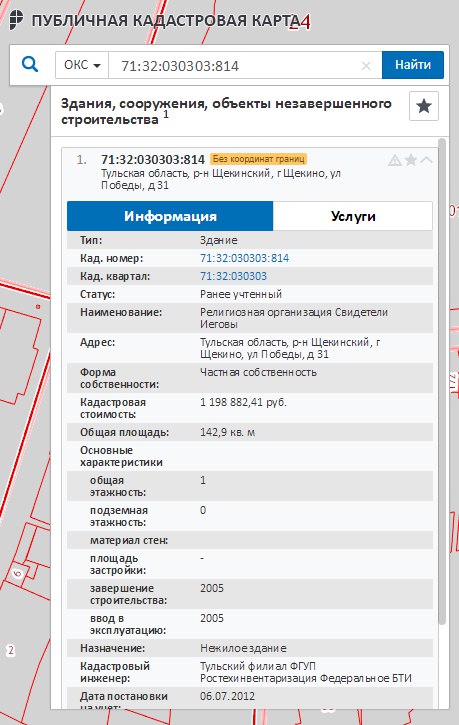 «Свидетели Иеговы» оформили земельные участки в Туле на испанцев