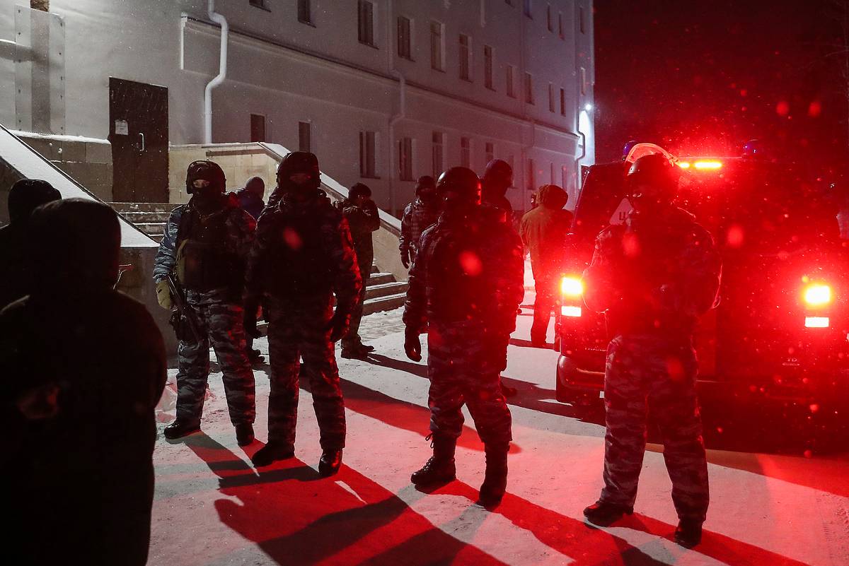 Ситуация у Среднеуральского женского монастыря после задержания бывшего схимонаха Сергия (Романова). © Донат Сорокин/ТАСС